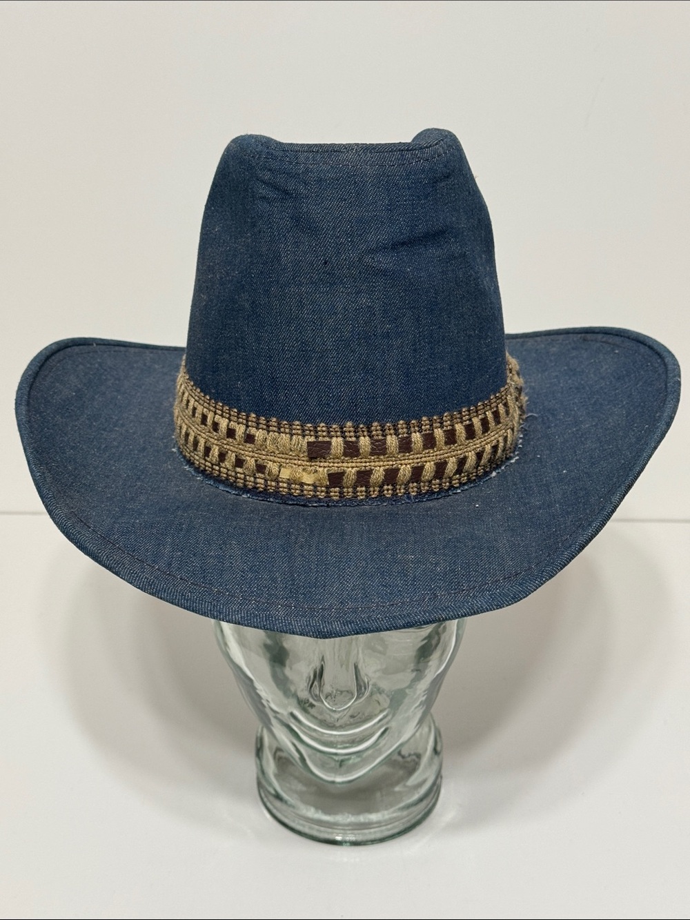Vintage Sears 1970’s Denim Cowboy Western Hat